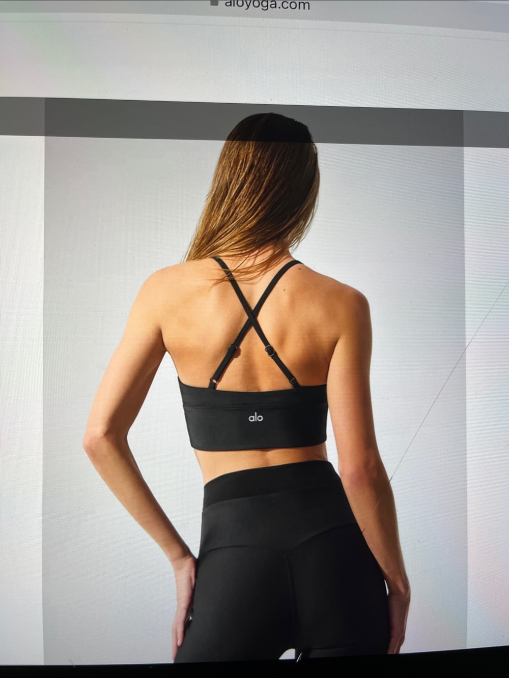 Alo Yoga Ruched Bra - Picture 9 of 9